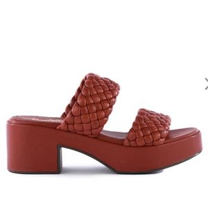 Seychelles Terracotta Novelty Sandal Heels